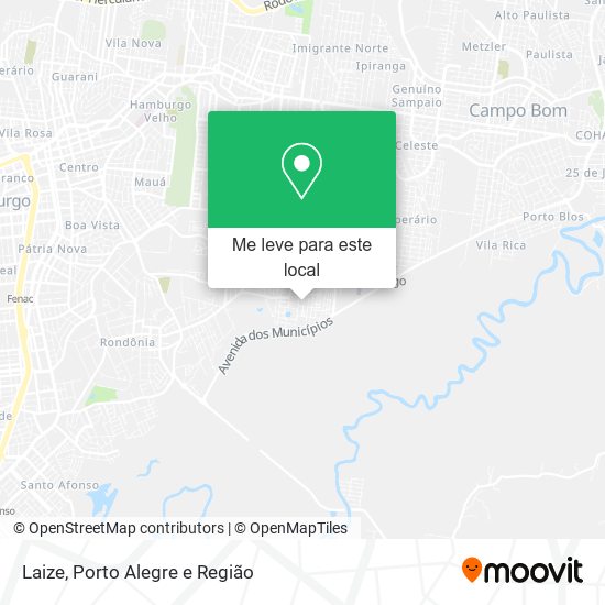 Laize mapa