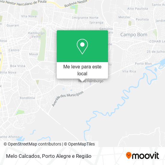 Melo Calcados mapa
