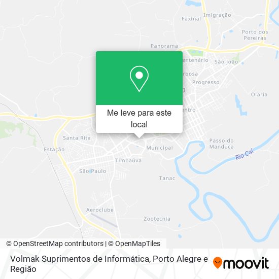 Volmak Suprimentos de Informática mapa