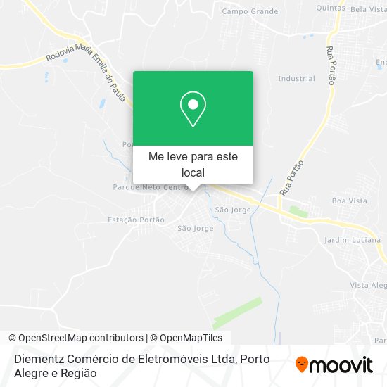 Diementz Comércio de Eletromóveis Ltda mapa