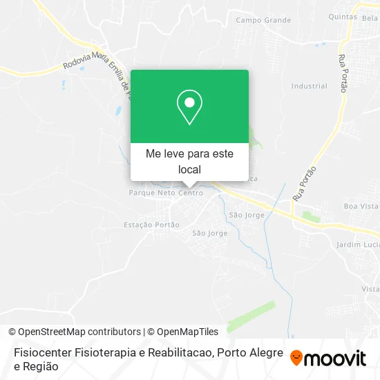 Fisiocenter Fisioterapia e Reabilitacao mapa