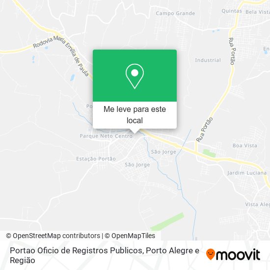 Portao Oficio de Registros Publicos mapa