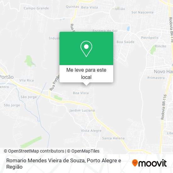 Romario Mendes Vieira de Souza mapa