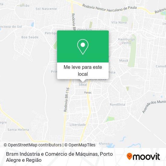 Brsm Indústria e Comércio de Máquinas mapa