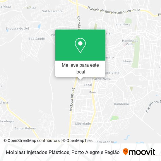 Molplast Injetados Plásticos mapa