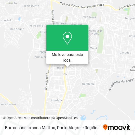 Borracharia Irmaos Mattos mapa