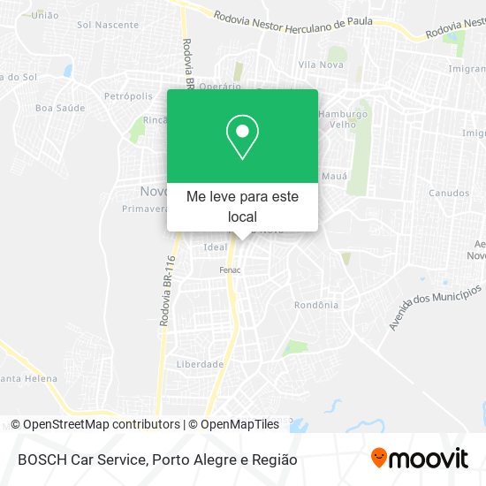 BOSCH Car Service mapa