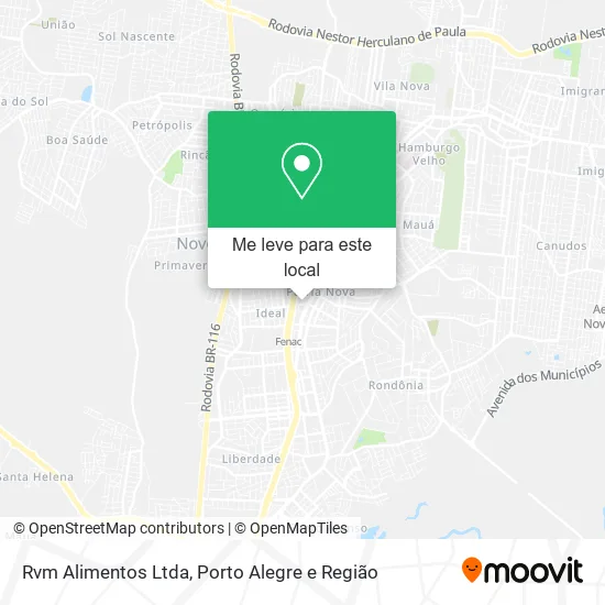 Rvm Alimentos Ltda mapa