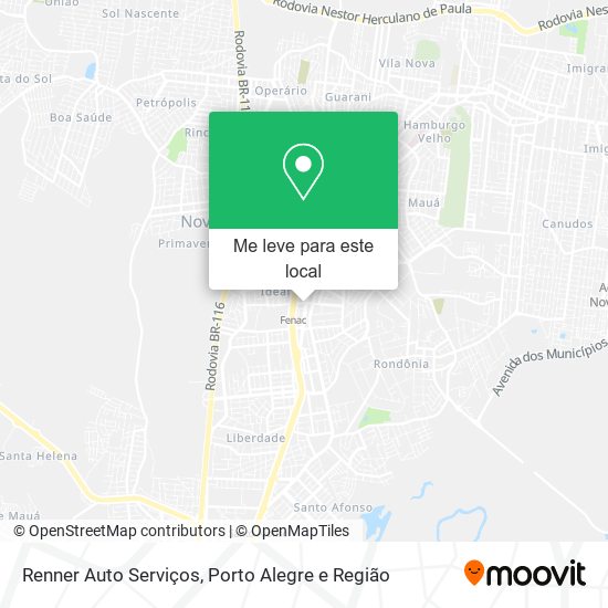 Renner Auto Serviços mapa