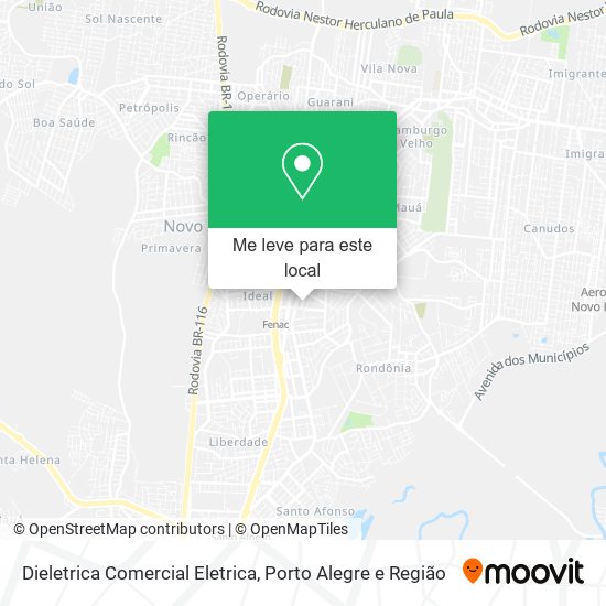 Dieletrica Comercial Eletrica mapa