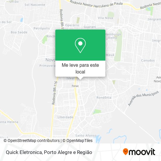Quick Eletronica mapa