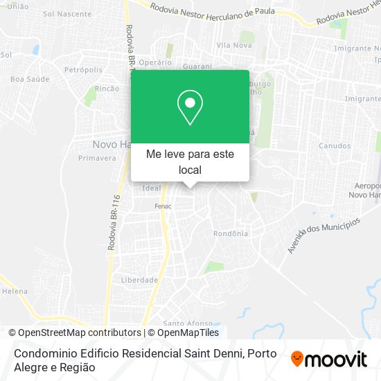 Condominio Edificio Residencial Saint Denni mapa