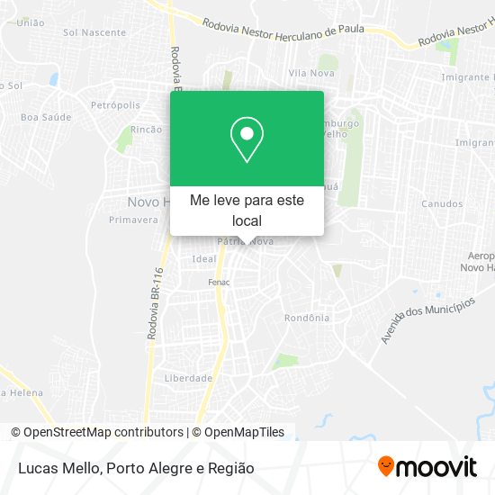 Lucas Mello mapa