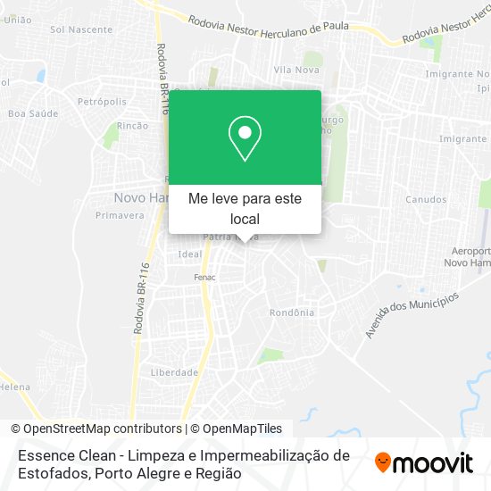 Essence Clean - Limpeza e Impermeabilização de Estofados mapa