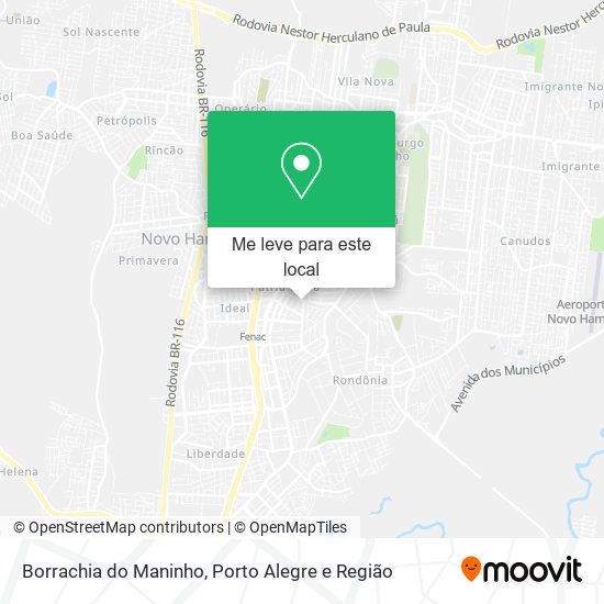 Borrachia do Maninho mapa