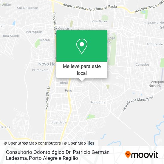 Consultório Odontológico Dr. Patricio Germán Ledesma mapa