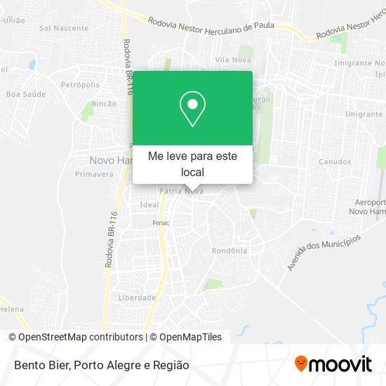 Bento Bier mapa