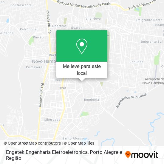 Engetek Engenharia Eletroeletronica mapa