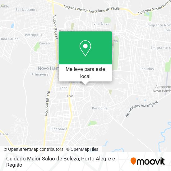 Cuidado Maior Salao de Beleza mapa