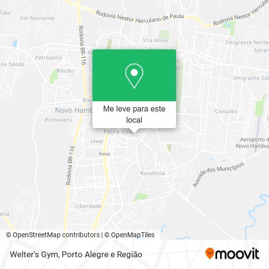 Welter's Gym mapa