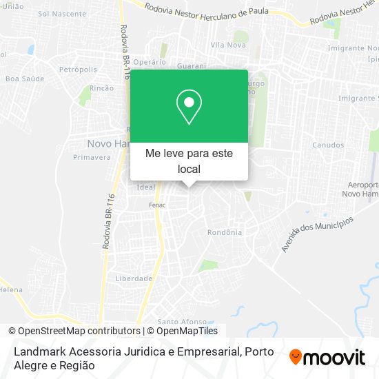 Landmark Acessoria Juridica e Empresarial mapa