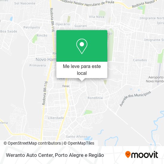 Weranto Auto Center mapa