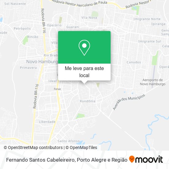 Fernando Santos Cabeleireiro mapa