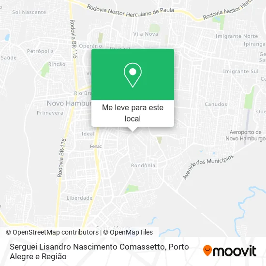 Serguei Lisandro Nascimento Comassetto mapa