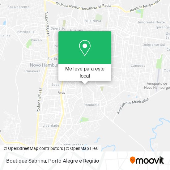 Boutique Sabrina mapa