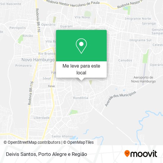 Deivis Santos mapa