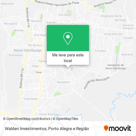 Walden Investimentos mapa