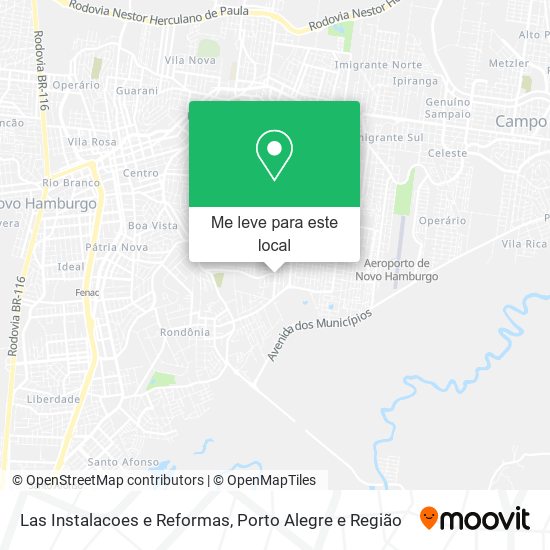 Las Instalacoes e Reformas mapa
