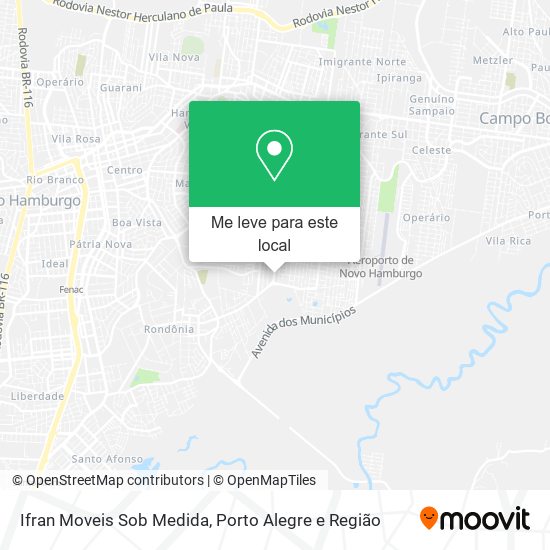 Ifran Moveis Sob Medida mapa