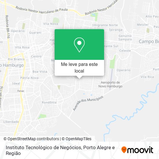 Instituto Tecnológico de Negócios mapa