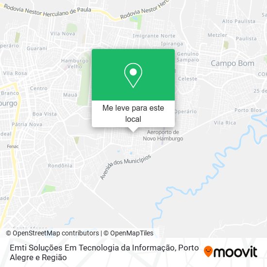 Emti Soluções Em Tecnologia da Informação mapa