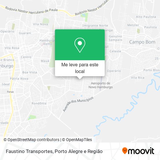 Faustino Transportes mapa