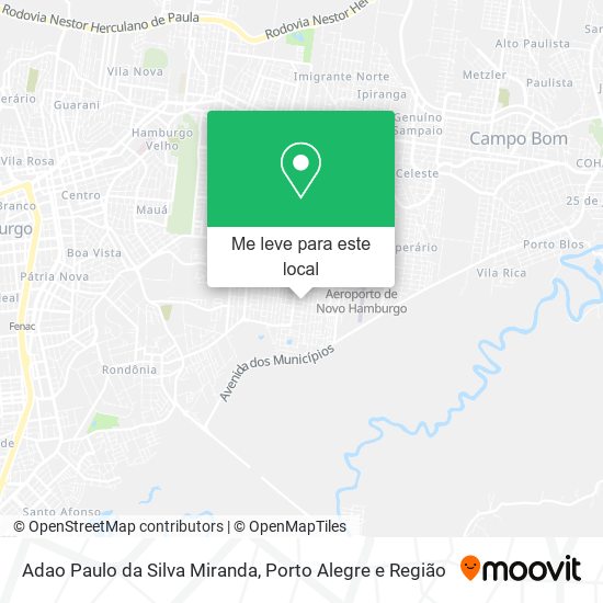 Adao Paulo da Silva Miranda mapa