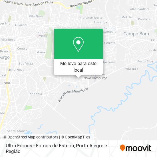 Ultra Fornos - Fornos de Esteira mapa