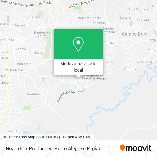 Noara Fox Producoes mapa