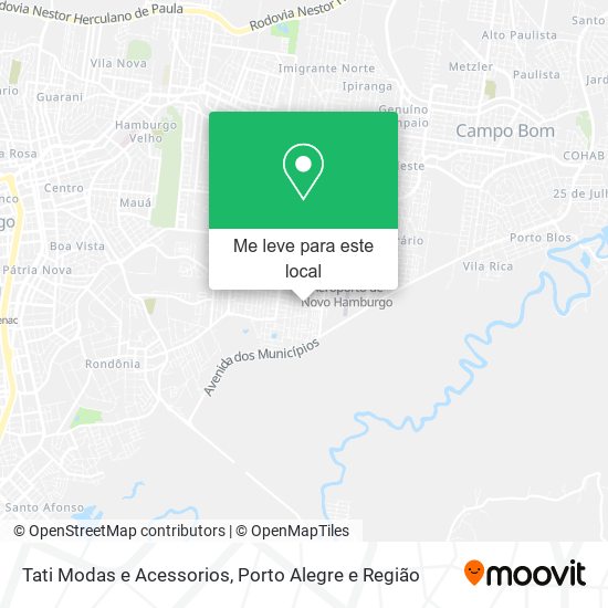 Tati Modas e Acessorios mapa