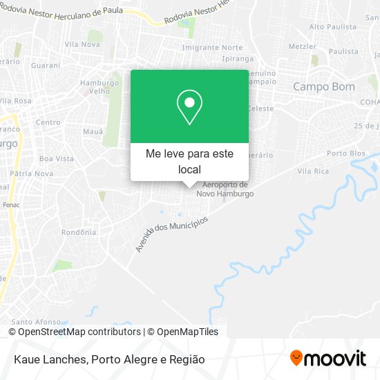 Kaue Lanches mapa