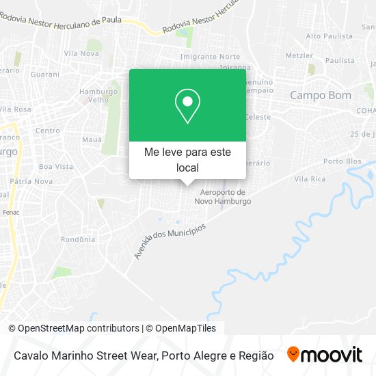 Cavalo Marinho Street Wear mapa