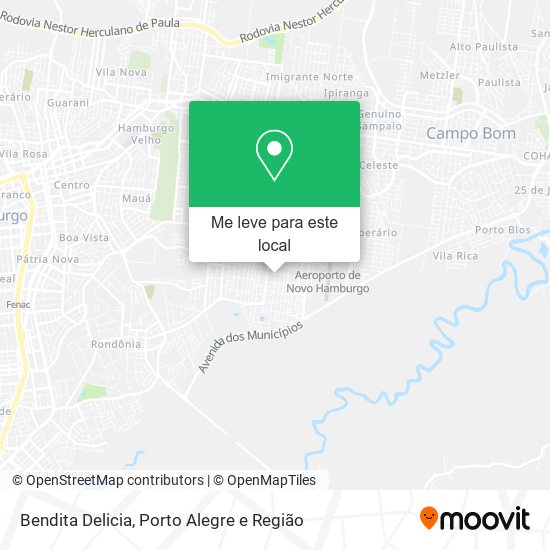 Bendita Delicia mapa