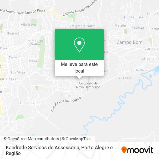 Kandrade Servicos de Assessoria mapa