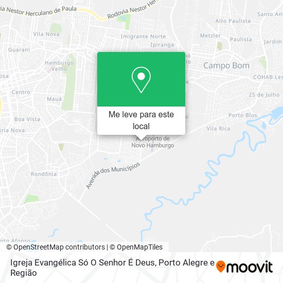 Igreja Evangélica Só O Senhor É Deus mapa