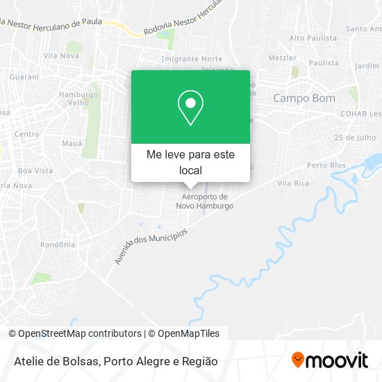 Atelie de Bolsas mapa