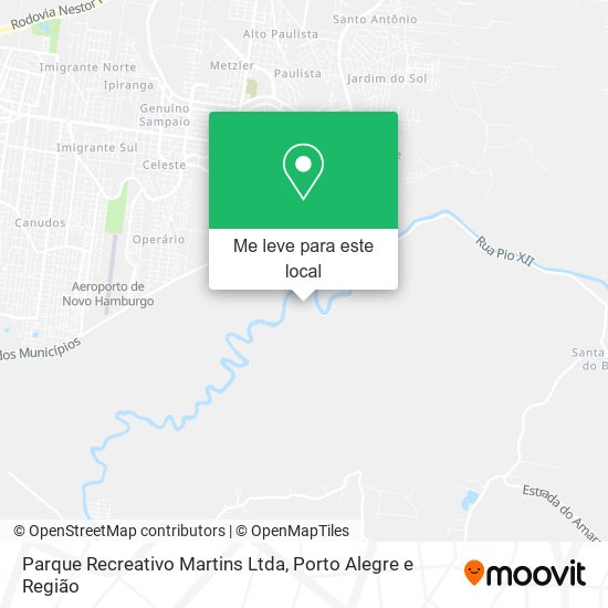 Parque Recreativo Martins Ltda mapa