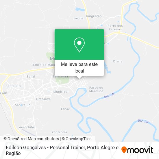 Edilson Gonçalves - Personal Trainer mapa