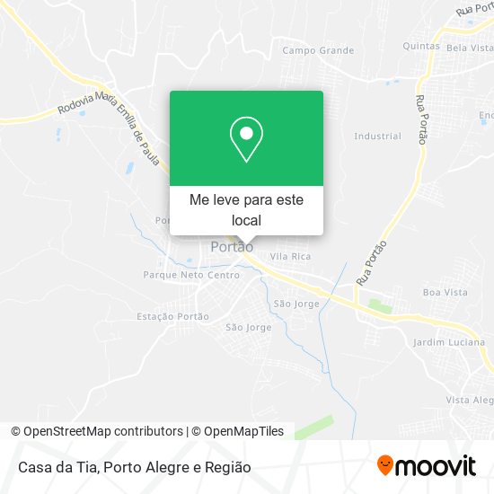 Casa da Tia mapa