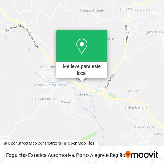 Foguinho Estetica Automotiva mapa